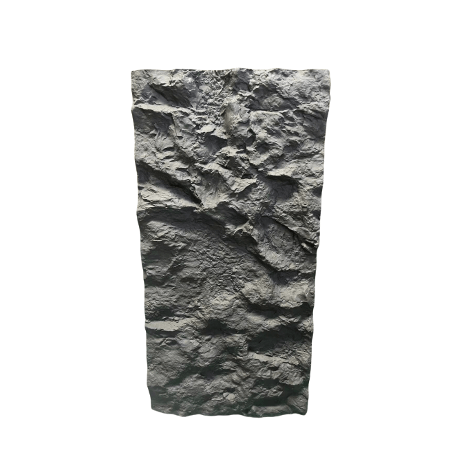Décor extérieur de la maison avec panneau de roche Pu